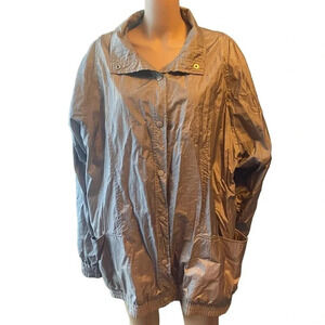 Vintage Haband 100% Nylon Jacket/Windbreaker Women Plus Size 2X